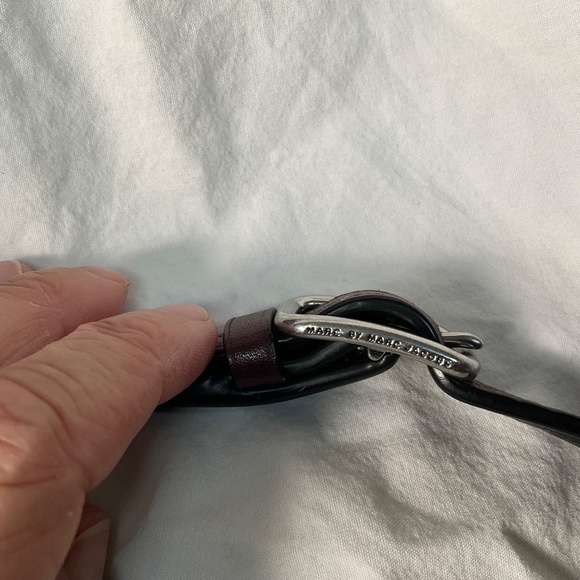 Marc by Marc Jacobs Leather Ligero Double Percy Crossbody in Burgundy - Picture 13 of 13